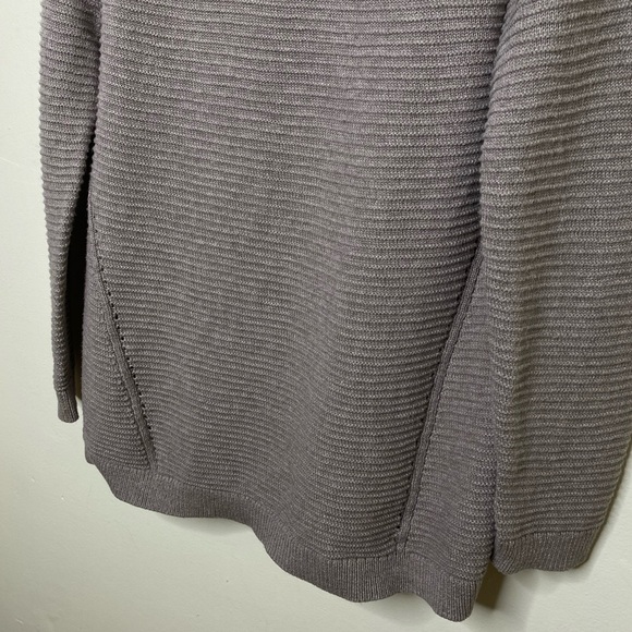 LL Bean Ribbed Cardigan Sweater 100% Cotton - Picture 5 of 8